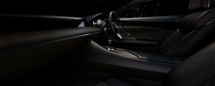 Интерьер Mazda Vision Coupe 2017 года  (фото 2 из 22)